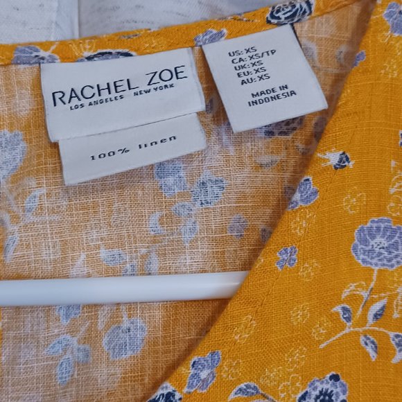 Rachel Zoe Linen A line dress - Picture 2 of 2